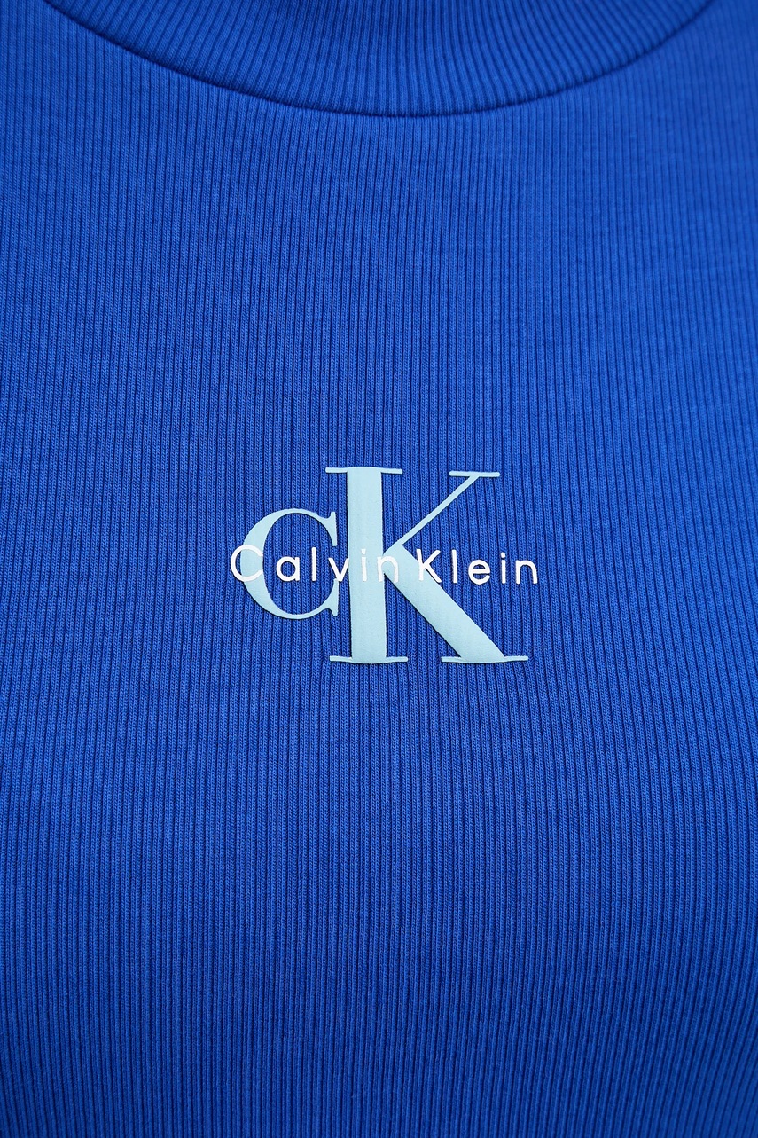 Μπλουζάκι Calvin Klein Jeans χρώμα: άσπρο, LV047AB802 φωτογραφία