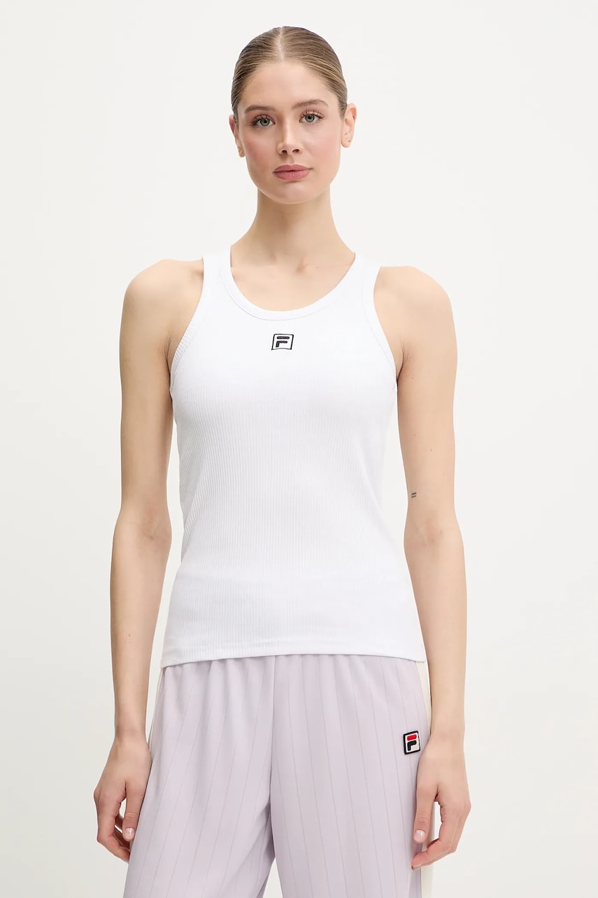 Fila top Les culoarea alb, FAW1017
