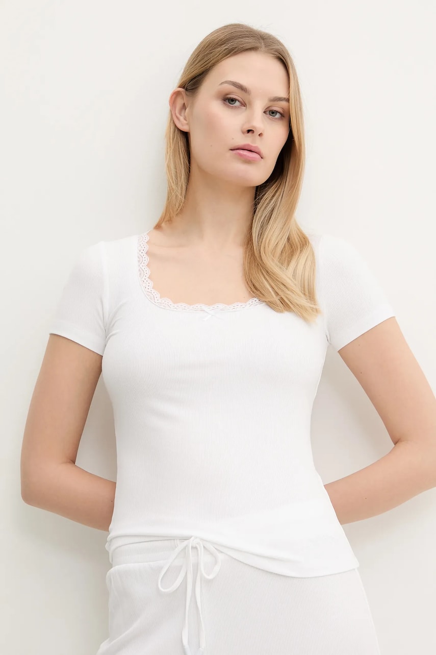 Levně Tričko Guess LIA bílá barva, O5GP02 KCQ72