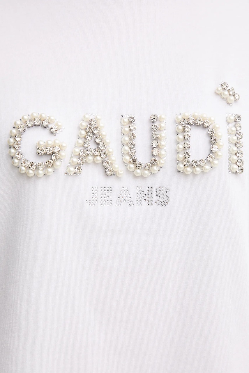 Μπλουζάκι Gaudi χρώμα: άσπρο, 511BD64030 φωτογραφία