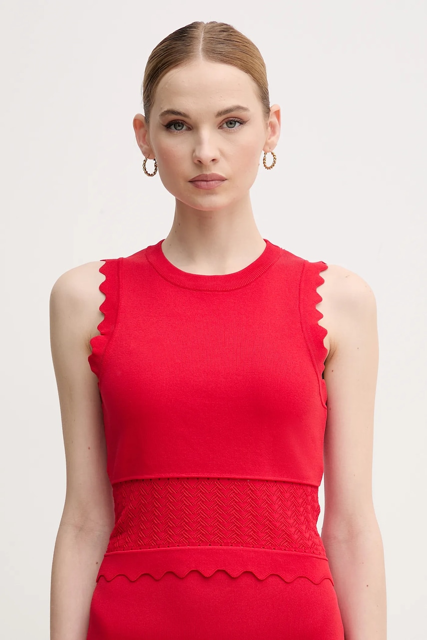 Gaudi top femei, culoarea roșu, 511FD43007