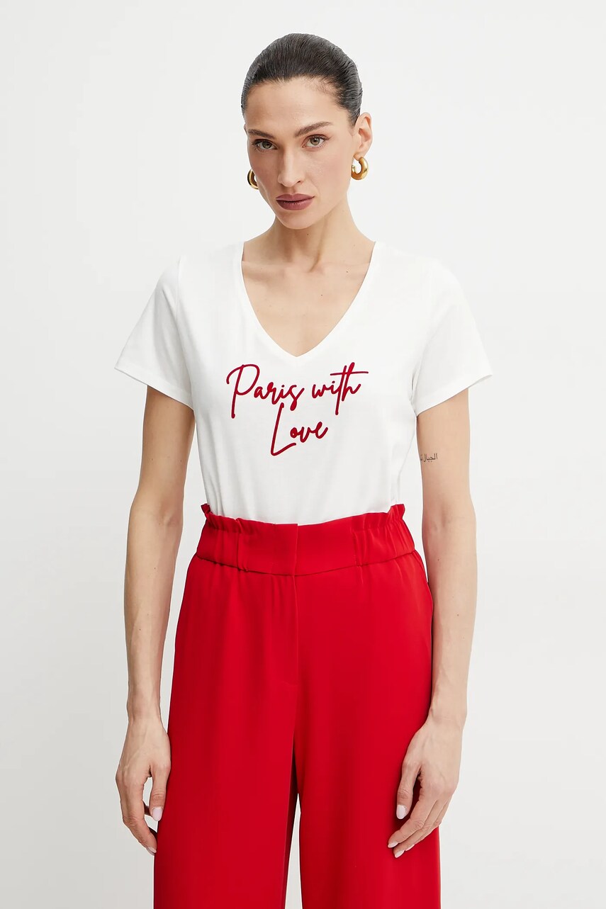 Morgan tricou DSAILOR femei, culoarea alb, DSAILOR