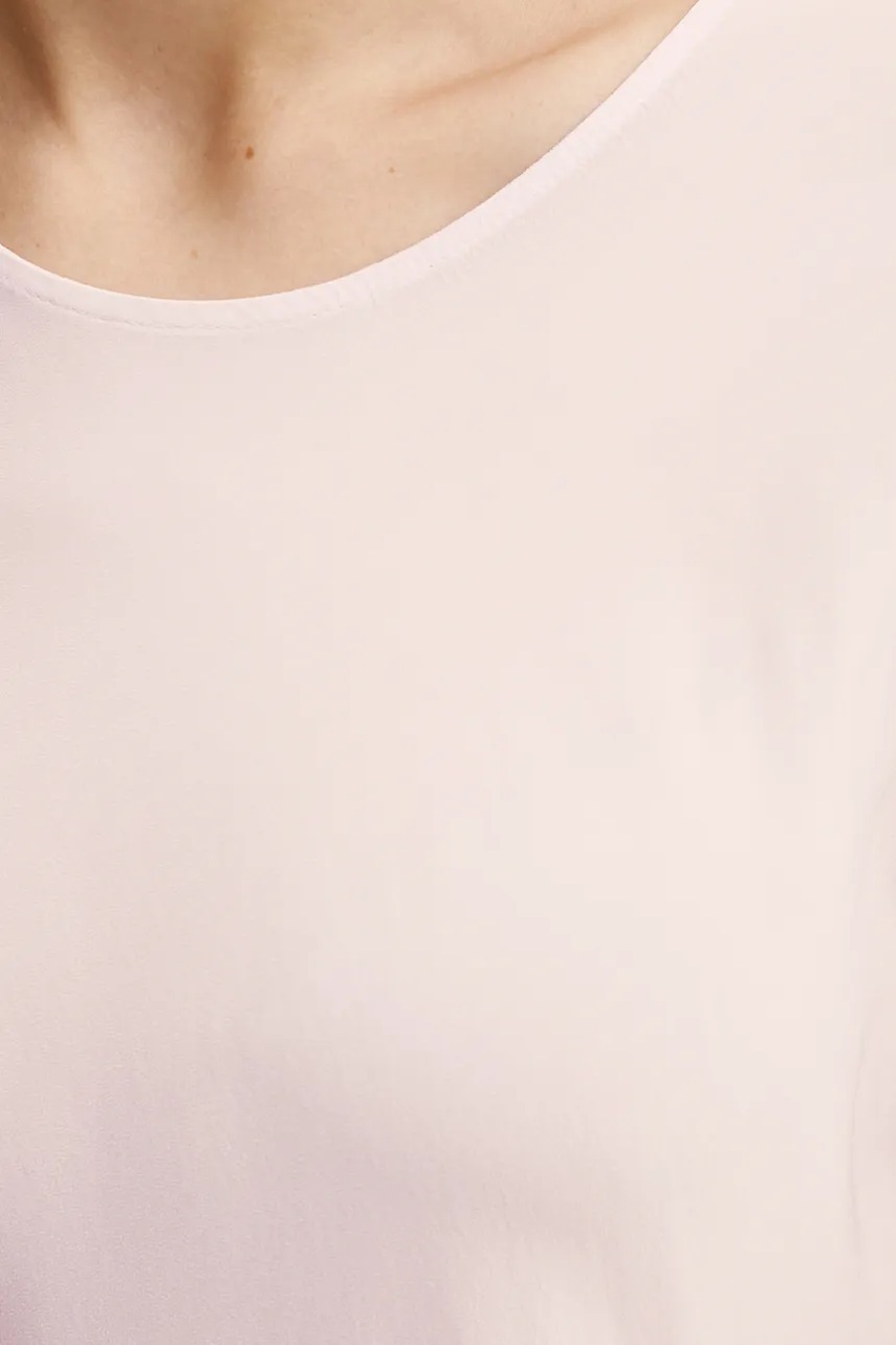 Μπλουζάκι Fracomina χρώμα: ροζ, FP25ST3054W77301 φωτογραφία