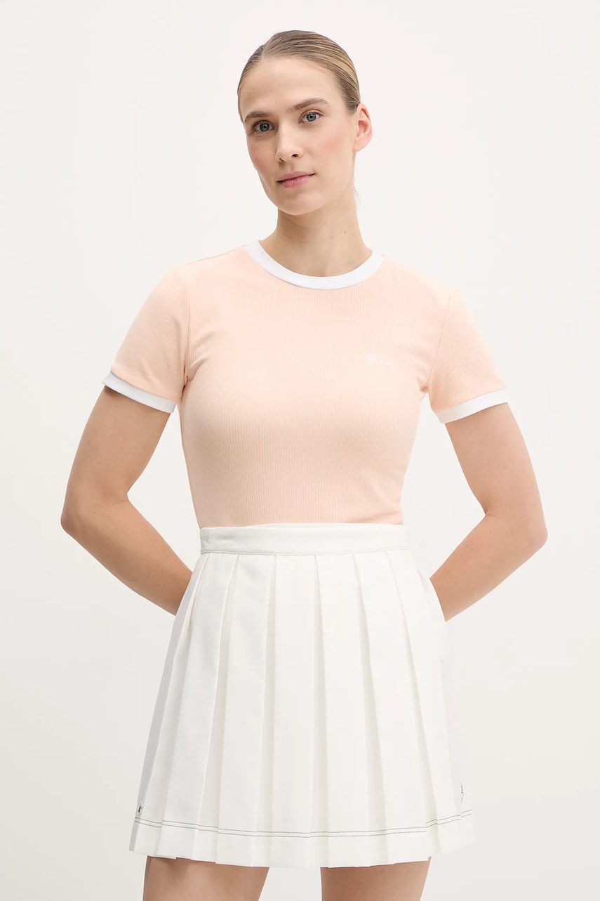 Levně Tričko Guess MARIGOLD oranžová barva, V5GP08 KCRN2