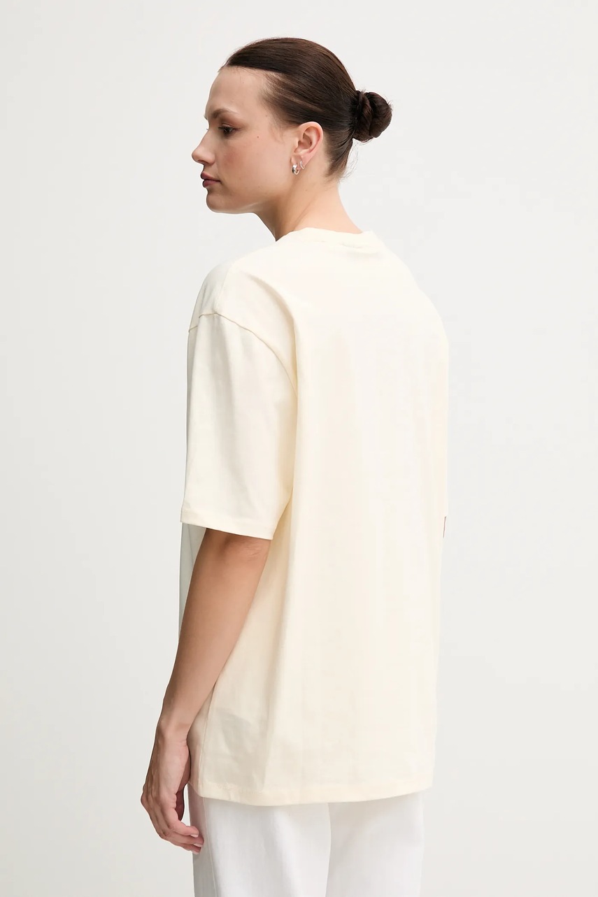 Βαμβακερό μπλουζάκι Guess Originals χρώμα: μπεζ, M5GI10 K8FQ4 φωτογραφία