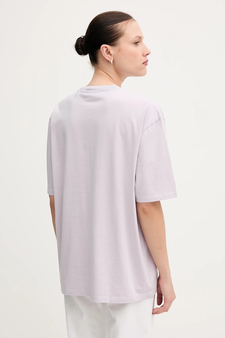 Βαμβακερό μπλουζάκι Guess Originals χρώμα: μοβ, M5GI10 K8FQ4 φωτογραφία