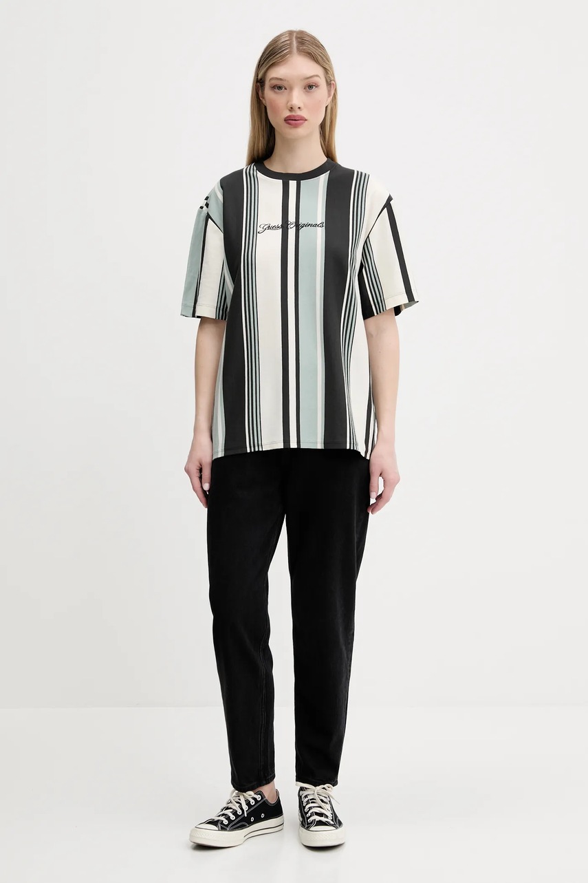 Βαμβακερό μπλουζάκι Guess Originals φωτογραφία