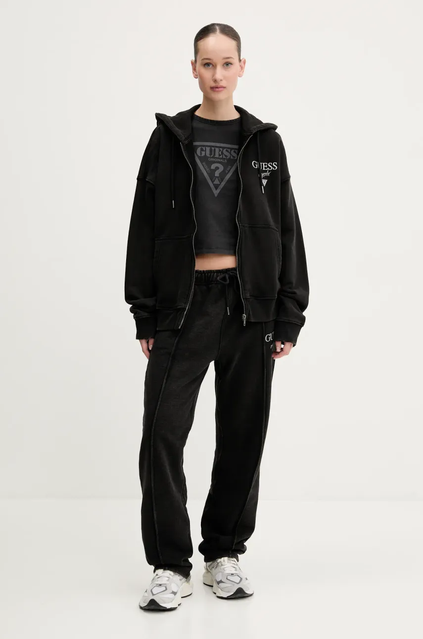Футболка Guess Originals женская цвет чёрный W5GI32 J1314 Футболка Guess Originals женская цвет чёрный W5GI32 J1314