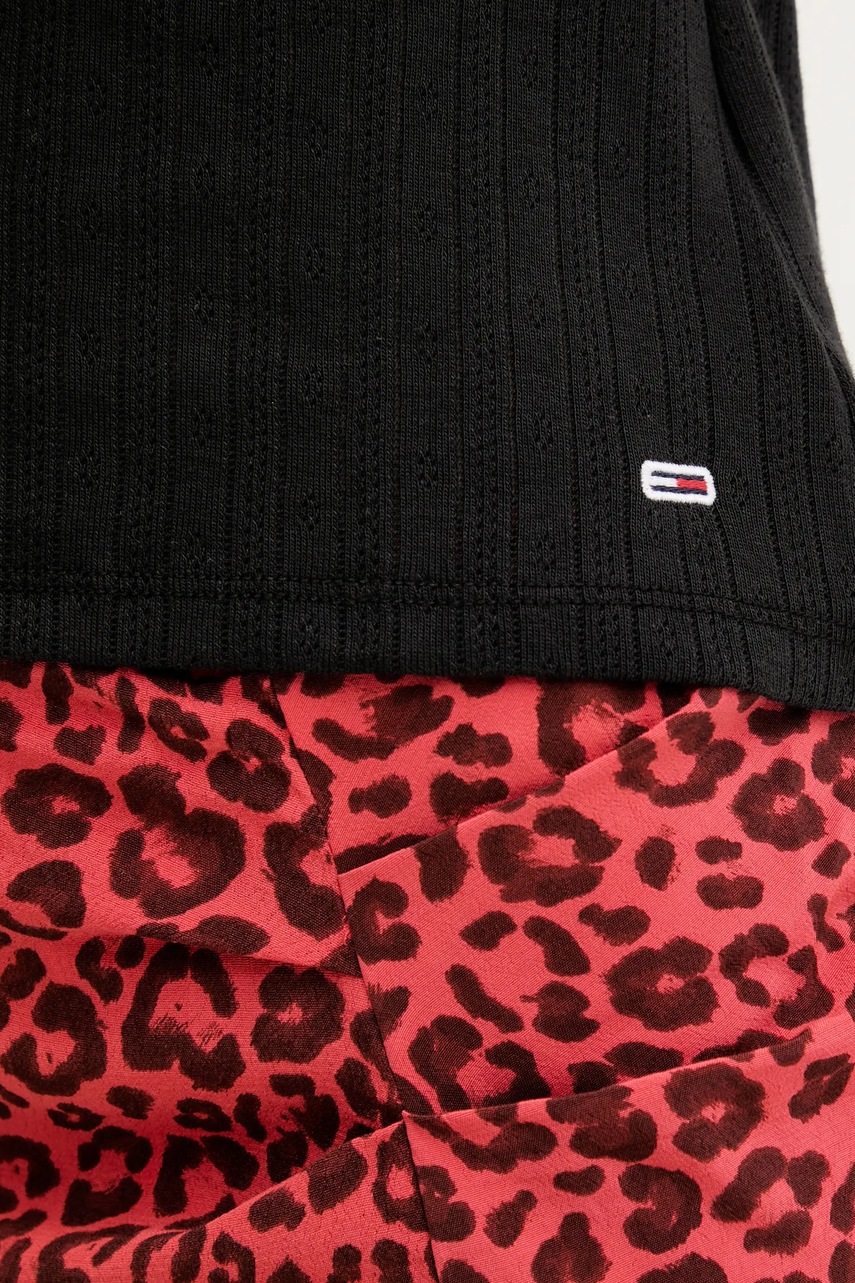 Bavlněný top Tommy Jeans (obrázek 5)