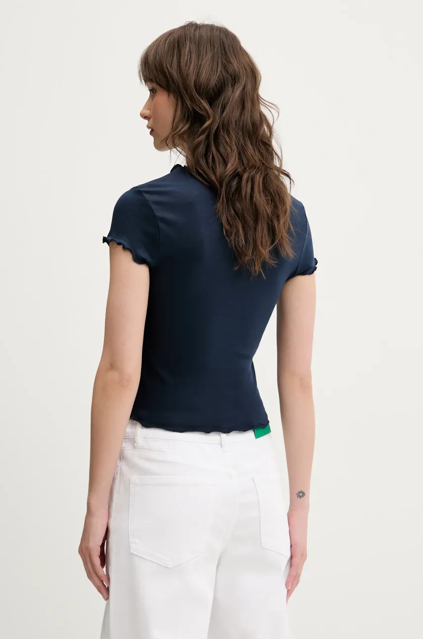 Футболка Tommy Jeans женская цвет синий DW0DW20623 Футболка Tommy Jeans женская цвет синий DW0DW20623