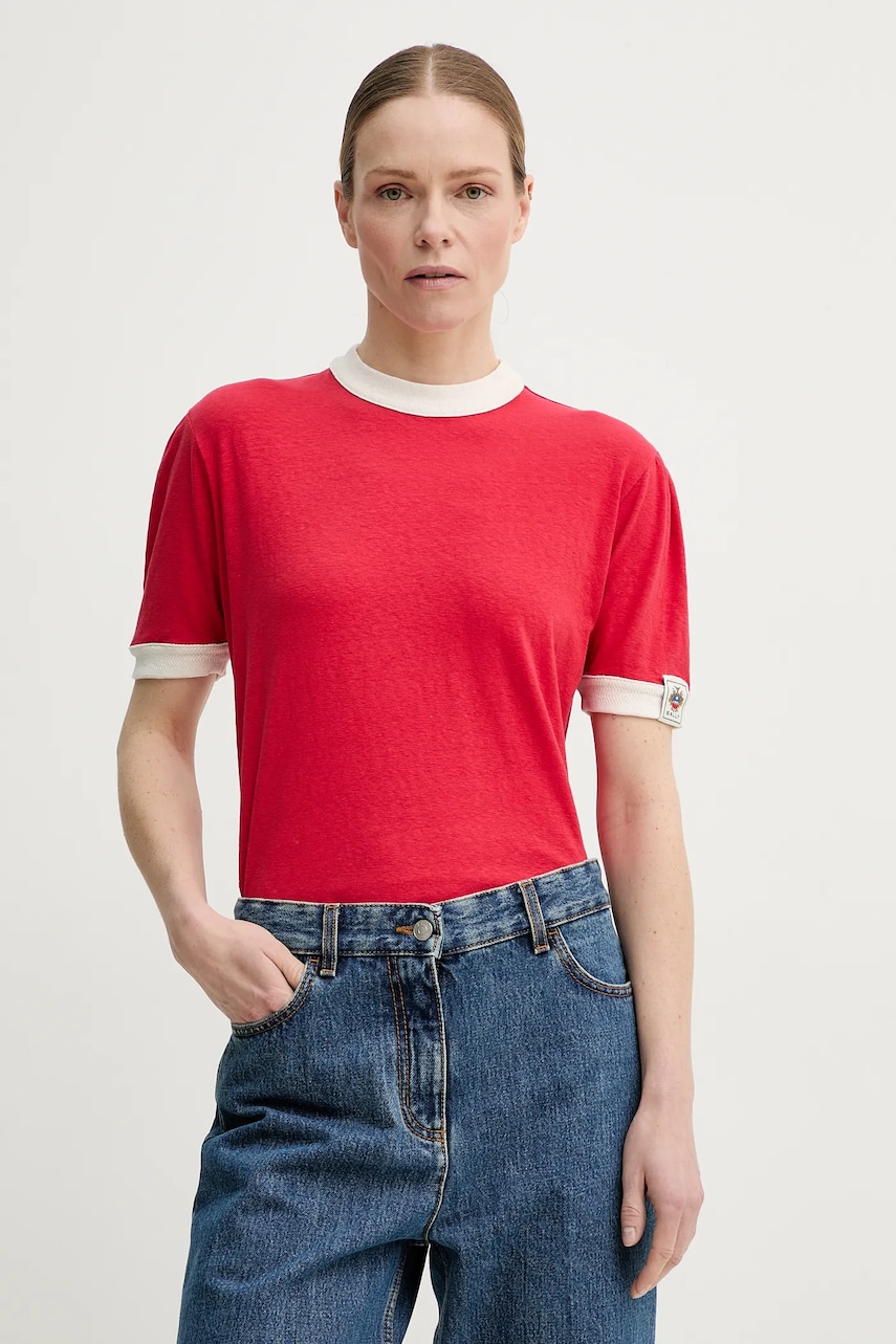 Bally tricou femei, culoarea rosu, WJE05X