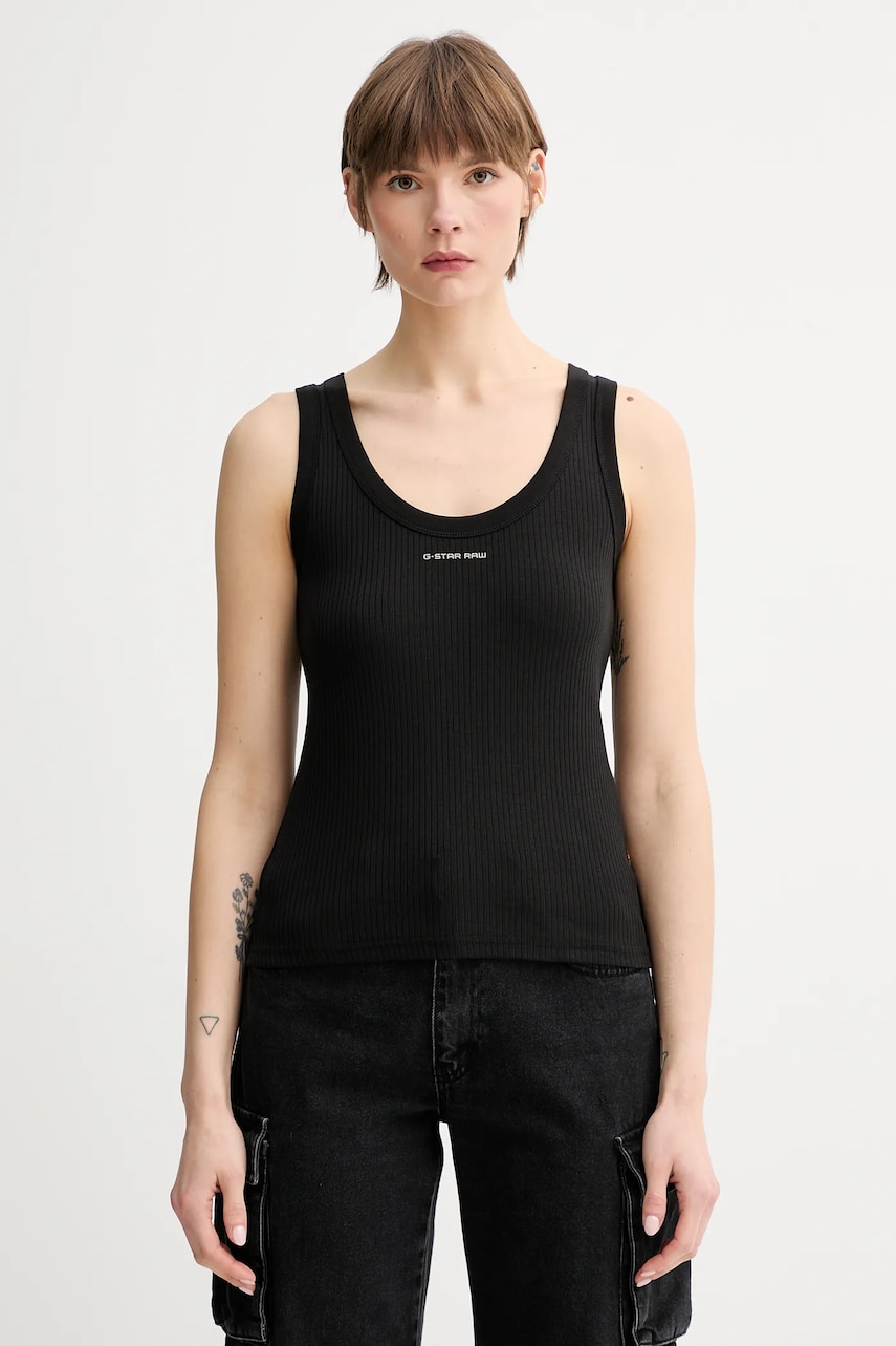 G-Star top culoarea negru, D26065-D253 - 0 | YEO