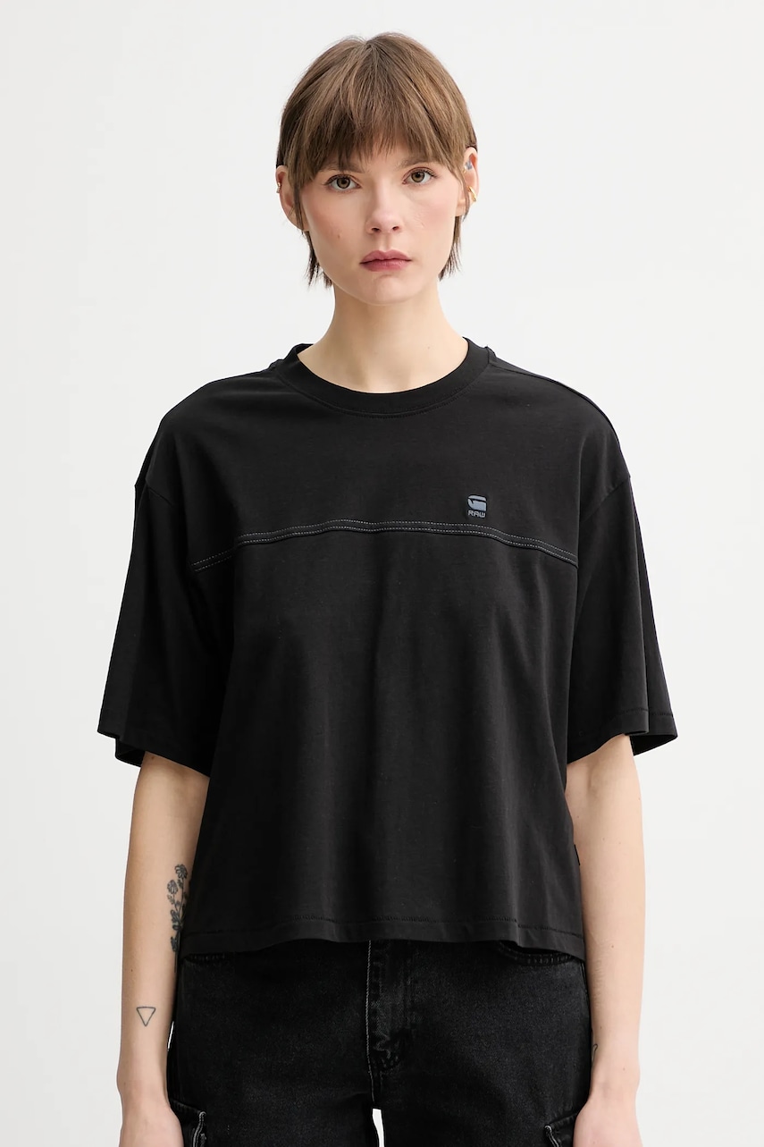 G-Star Raw tricou din bumbac culoarea negru, D26134-336 G-Star Raw tricou din bumbac culoarea negru, D26134-336