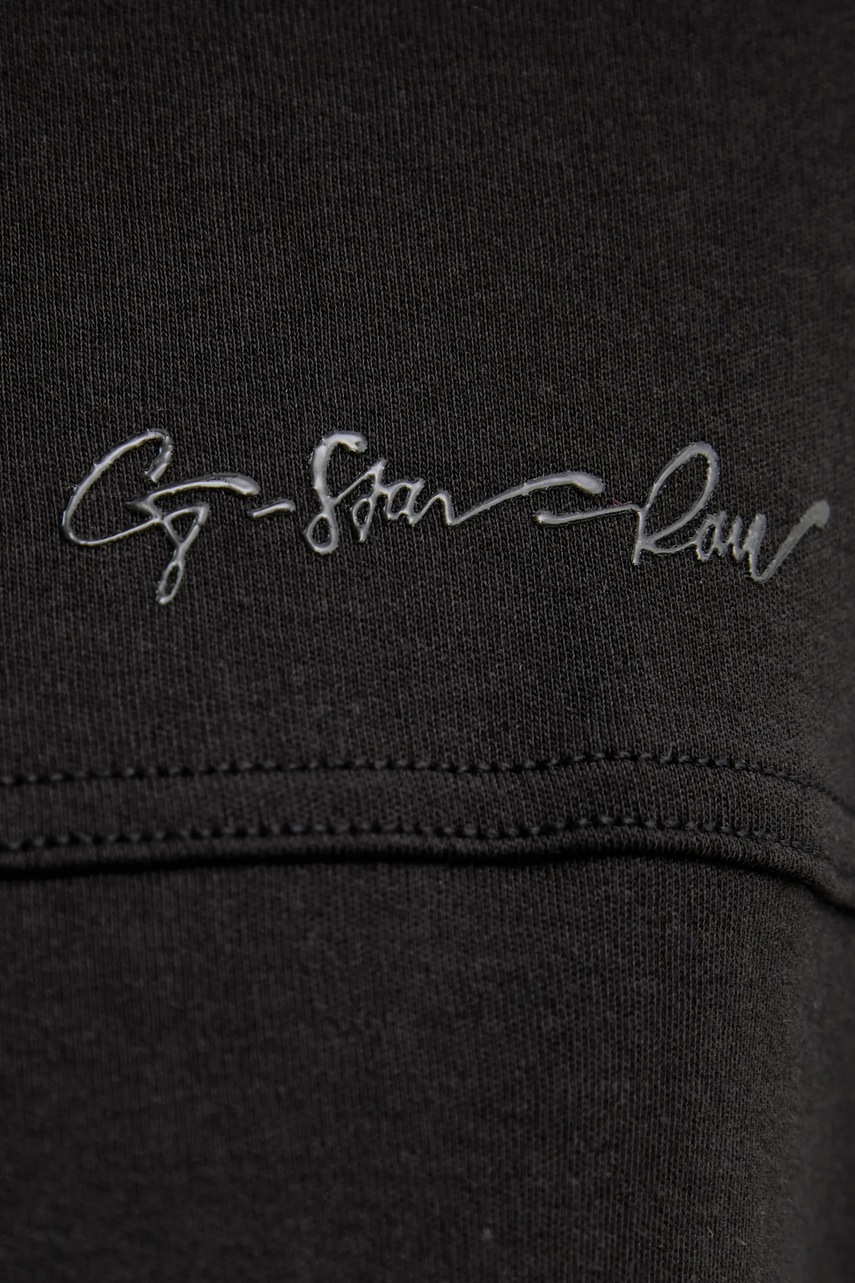 Βαμβακερό μπλουζάκι G-Star γυναικείο, χρώμα: μαύρο, D26419-C812 φωτογραφία