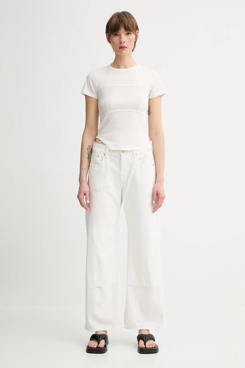 Хлопковая футболка цвет бежевый D26072-D601