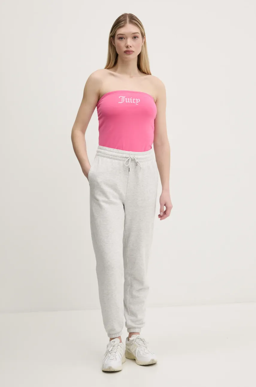 Топ Juicy Couture JERSEY BABEY BANDEAU цвет розовый JCWCT23310 Топ Juicy Couture JERSEY BABEY BANDEAU цвет розовый JCWCT23310