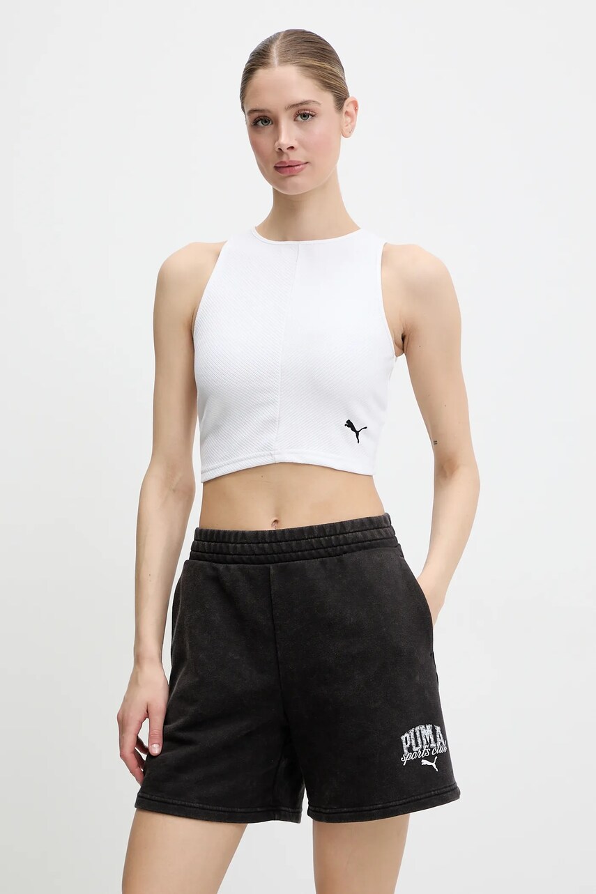 Puma top culoarea alb, 629765