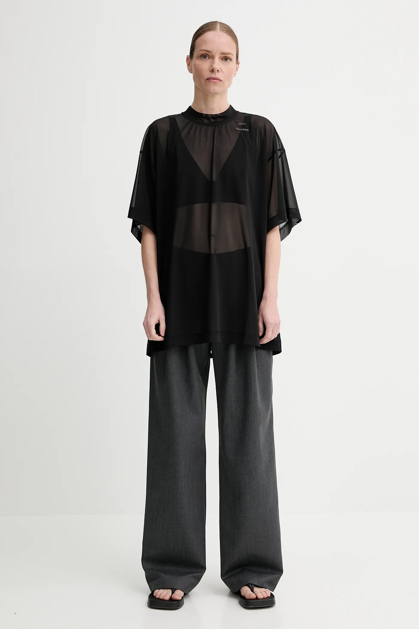 Μπλουζάκι Won Hundred χρώμα: μαύρο, 3649-13034 φωτογραφία