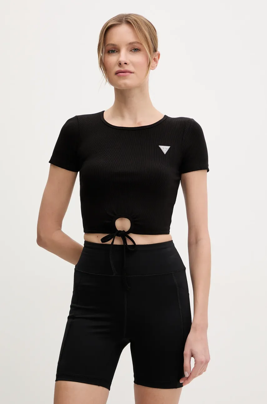 Levně Tričko Guess CROCUS černá barva, V5GP14 KCRS2