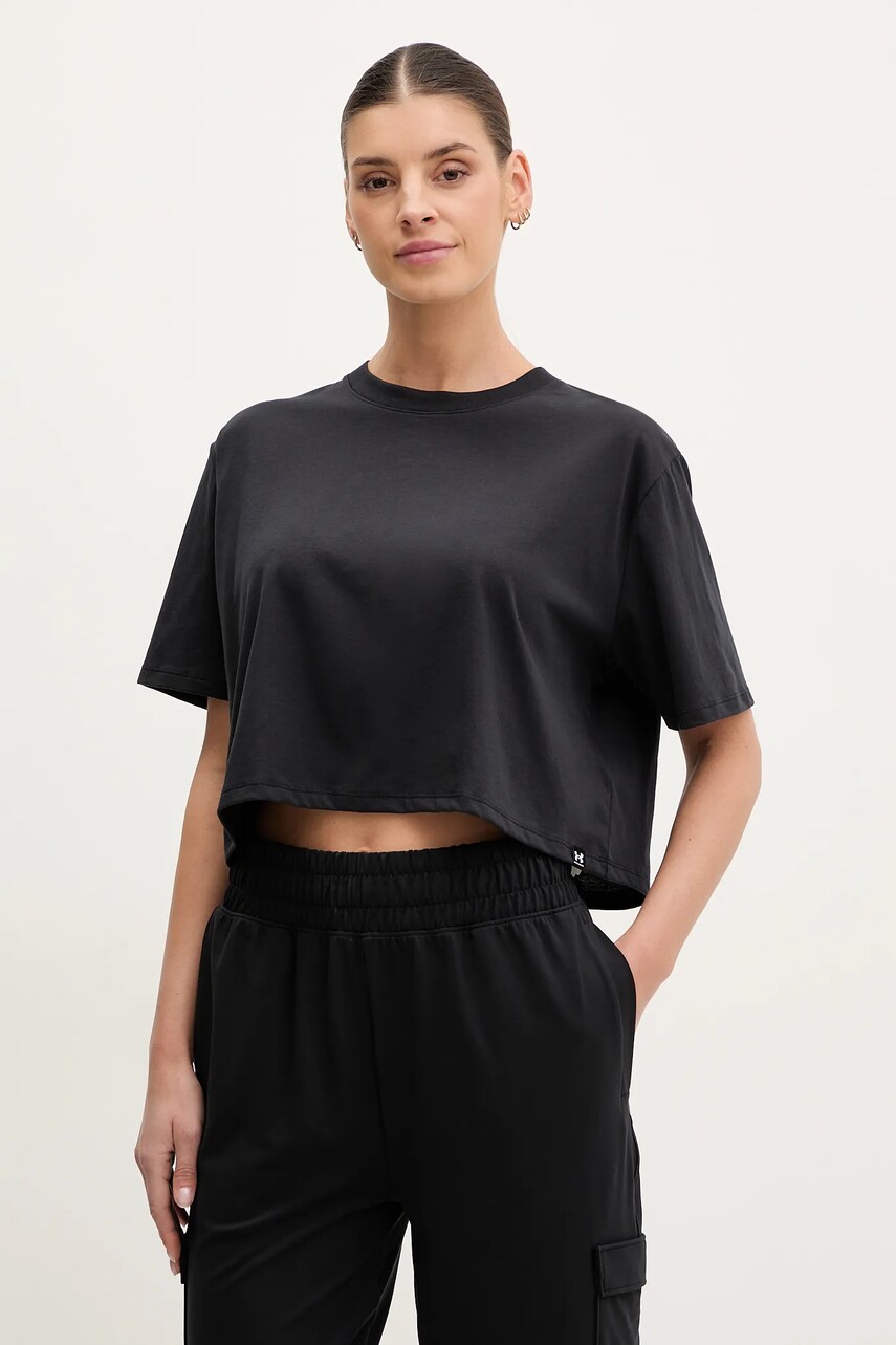 Under Armour tricou de antrenament Rival culoarea negru, 1389721