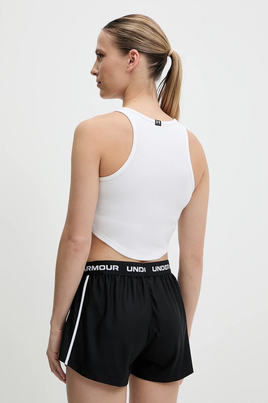 Under Armour top Rival női, fehér, 1389798 termék 2. képe