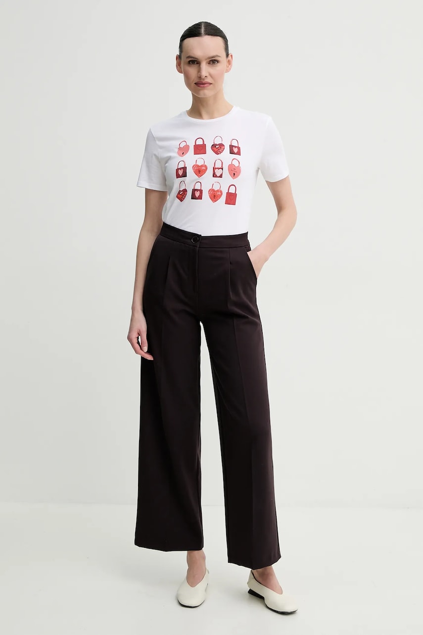 Хлопковая футболка PS Paul Smith женская цвет белый W2R.G799.PP5095 Хлопковая футболка PS Paul Smith женская цвет белый W2R.G799.PP5095