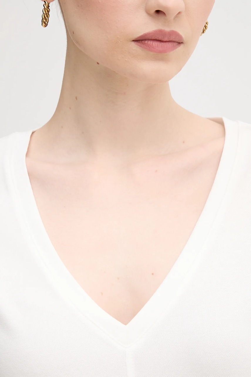 Μπλουζάκι Tommy Hilfiger χρώμα: άσπρο, WW0WW46114 φωτογραφία