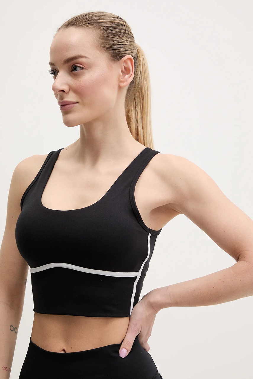 Τοπ προπόνησης Under Armour Meridian Piped χρώμα: μαύρο, 6003529 φωτογραφία