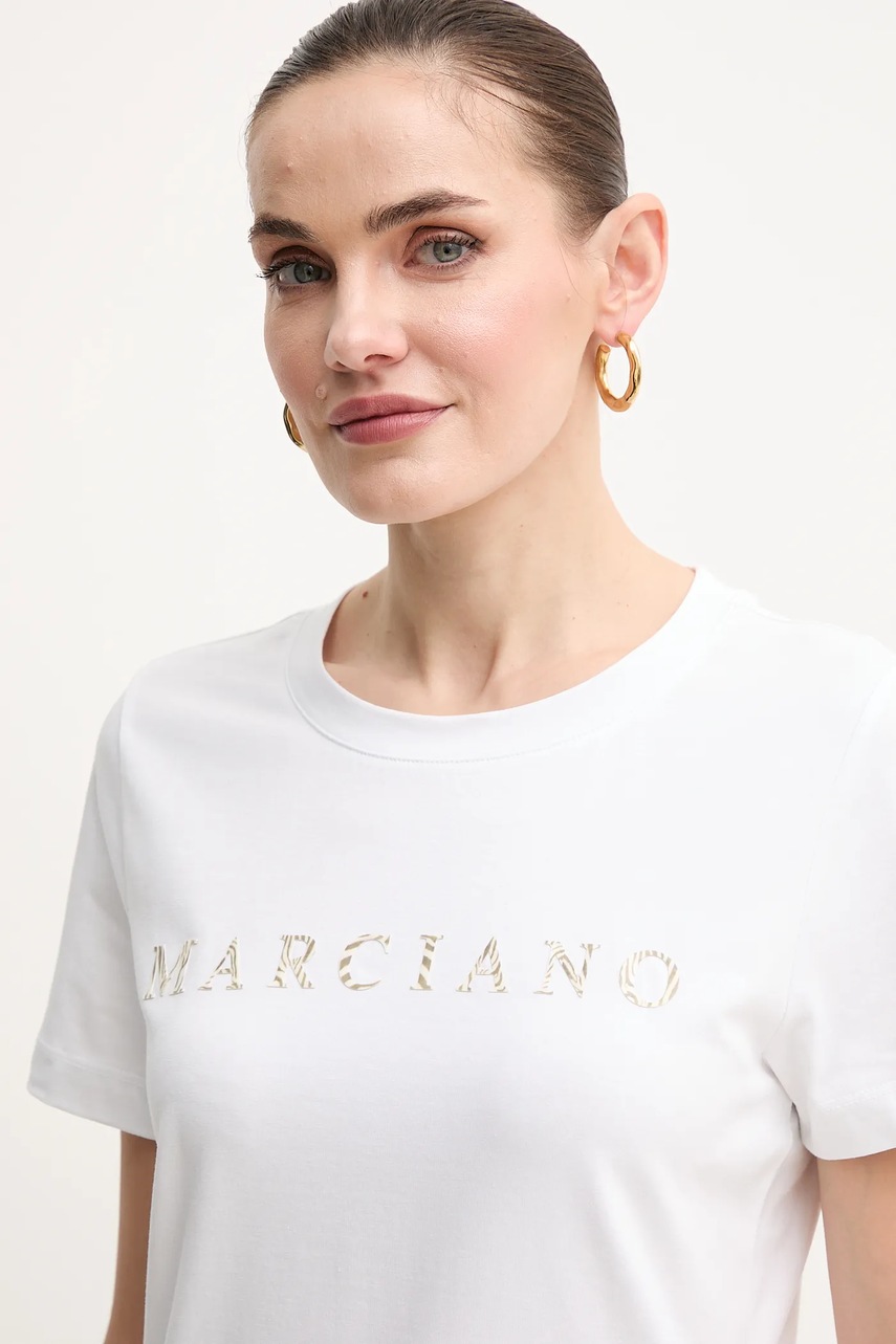 Μπλουζάκι Marciano Guess CANDY χρώμα: άσπρο, 5GGI00 6008A φωτογραφία