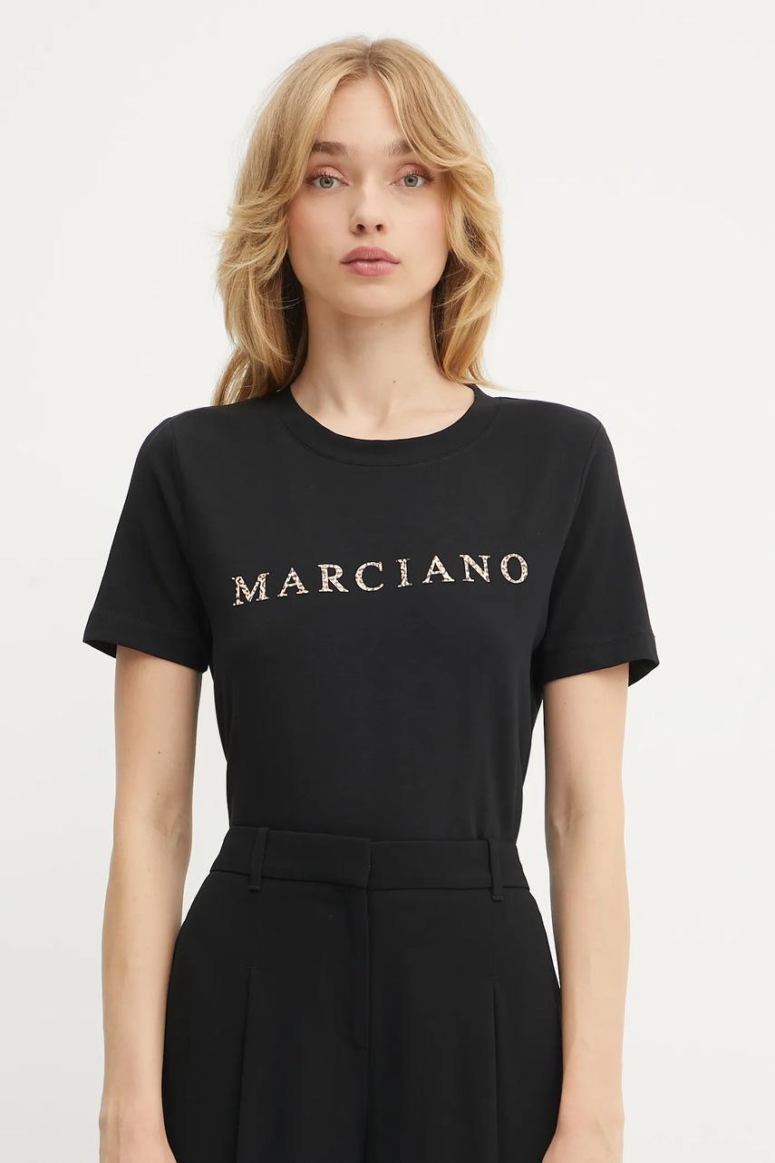 

Тениска Marciano Guess CANDY дамска в бяло 5GGI00 6008A, Черен