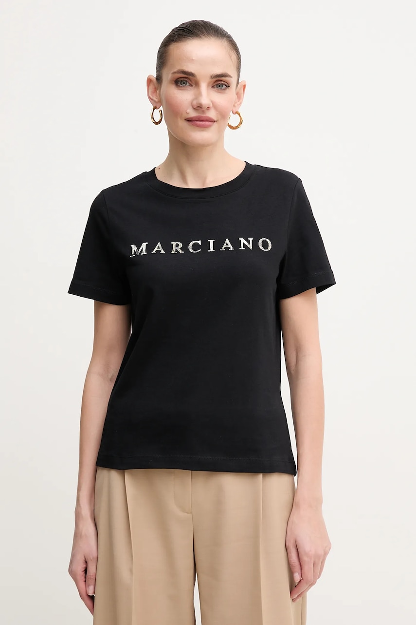 Levně Tričko Marciano Guess CANDY černá barva, 5GGI00 6008A