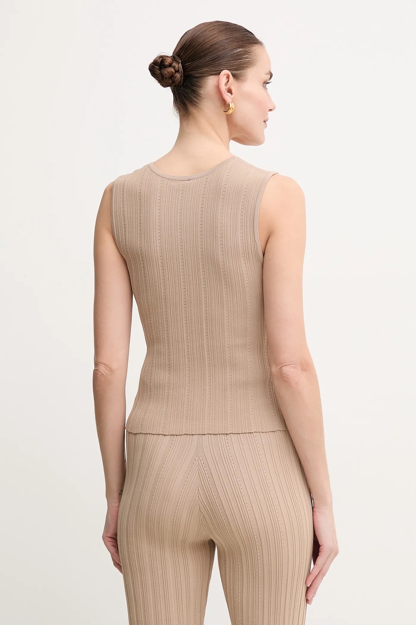 Top Marciano Guess GIADA χρώμα: μπεζ, 5GGR04 5874Z φωτογραφία