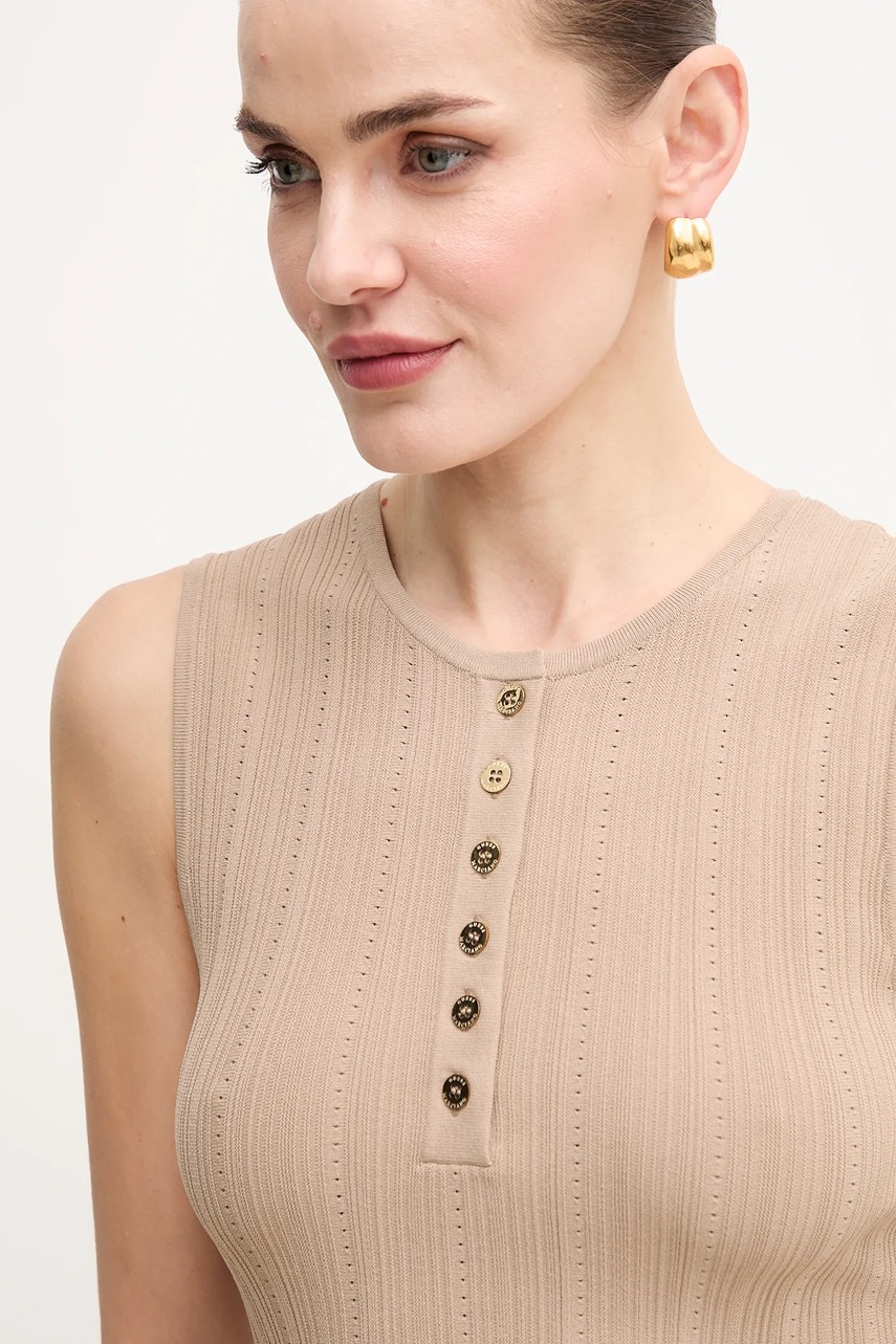 Top Marciano Guess GIADA χρώμα: μπεζ, 5GGR04 5874Z φωτογραφία