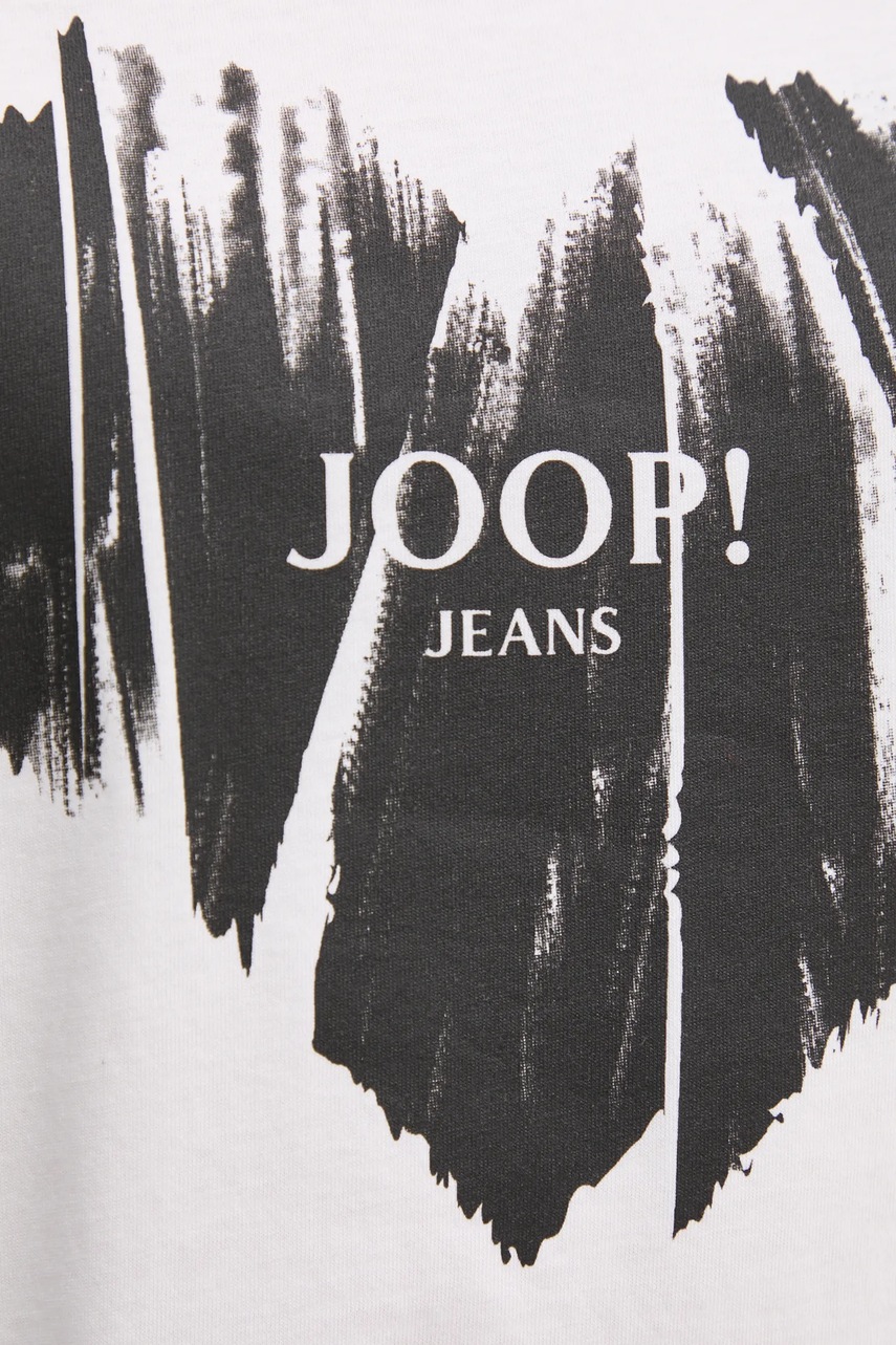 Бавовняна футболка Joop! жіноча колір білий 30046948 
