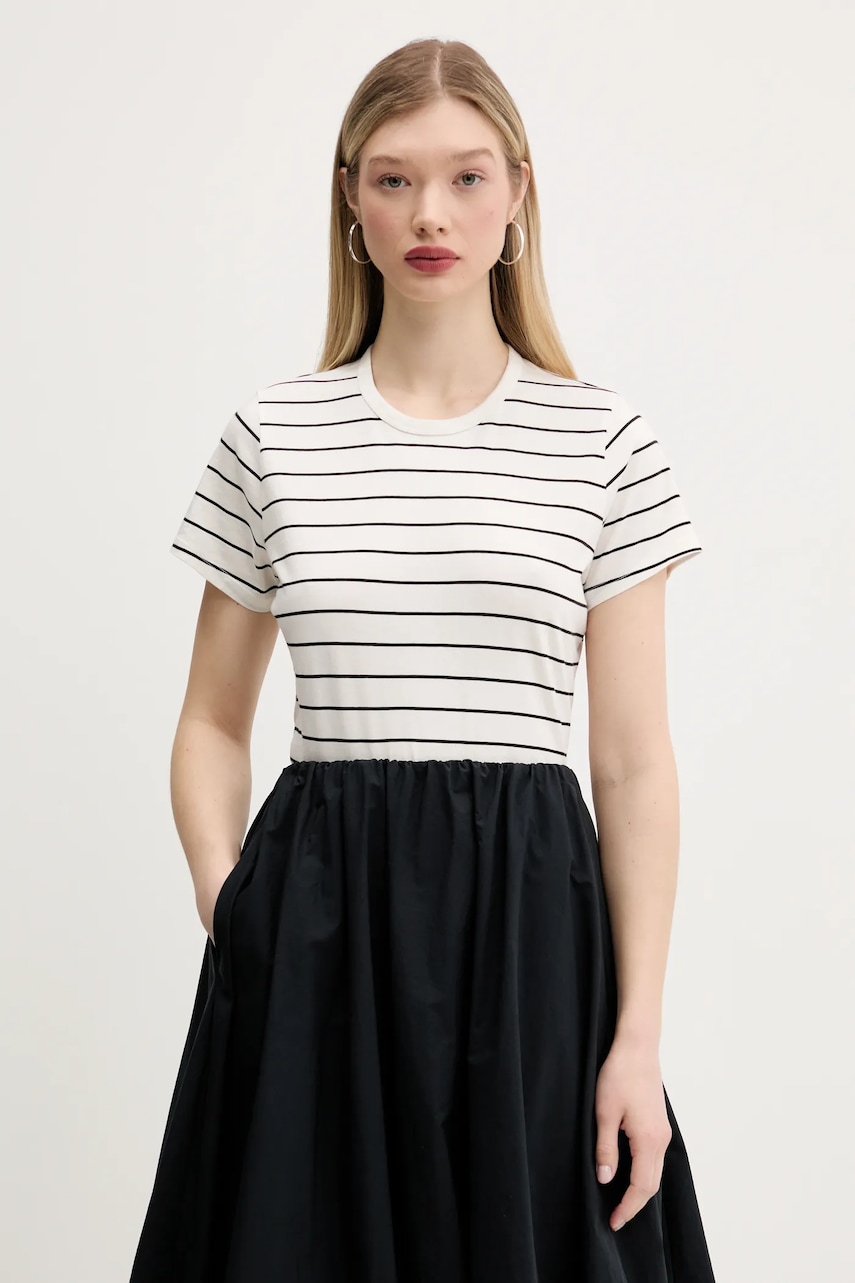 Abercrombie & Fitch tricou din bumbac femei, culoarea alb, KI139-5231 Abercrombie & Fitch tricou din bumbac femei, culoarea alb, KI139-5231