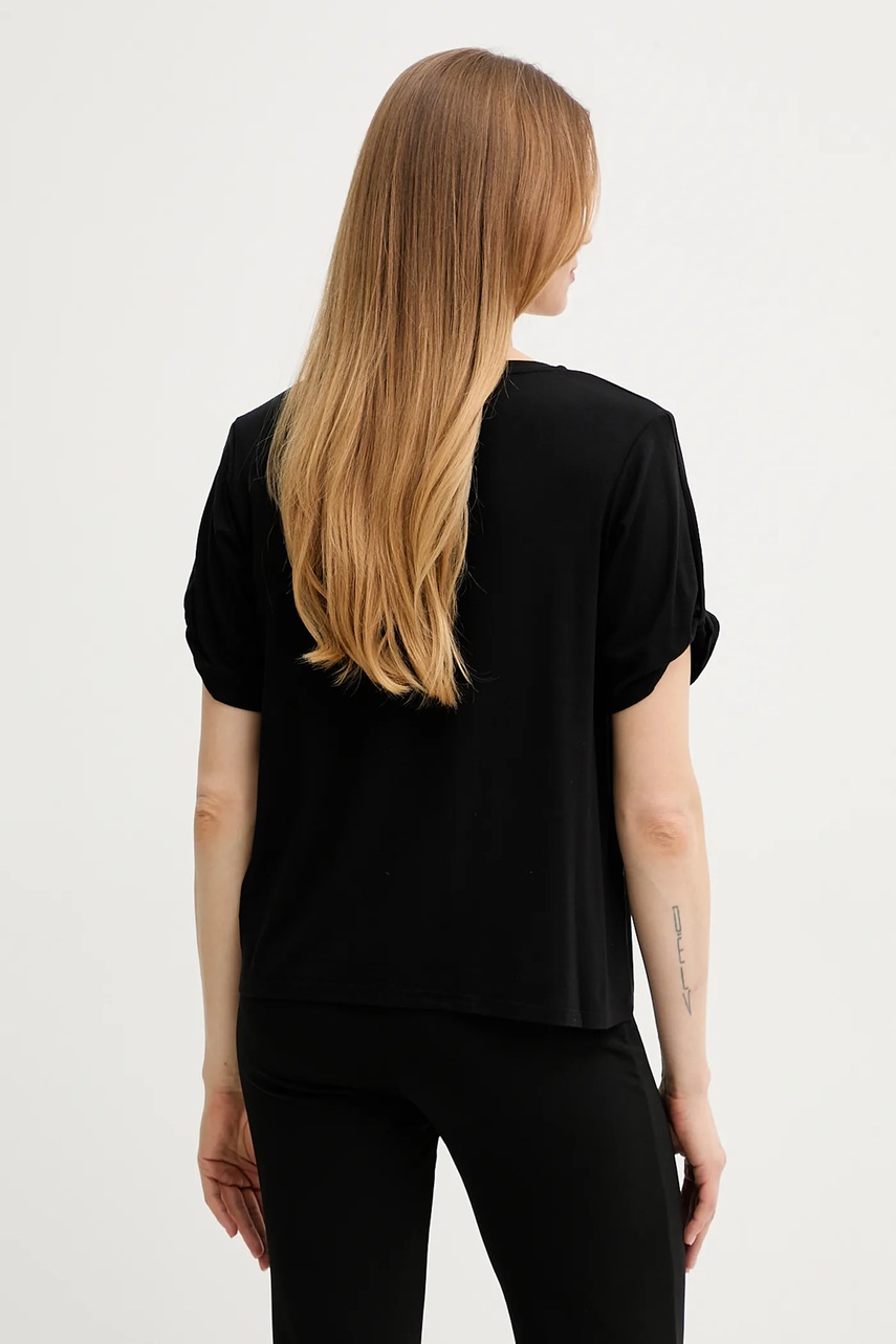Liu Jo t-shirt fekete, VA5155.JS360 termék 2. képe