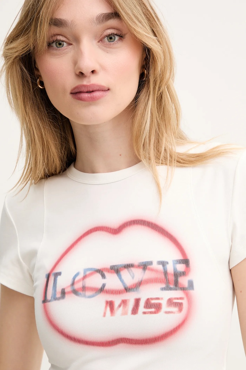 Μπλουζάκι Miss Sixty χρώμα: άσπρο, 6S1SJ56800 φωτογραφία