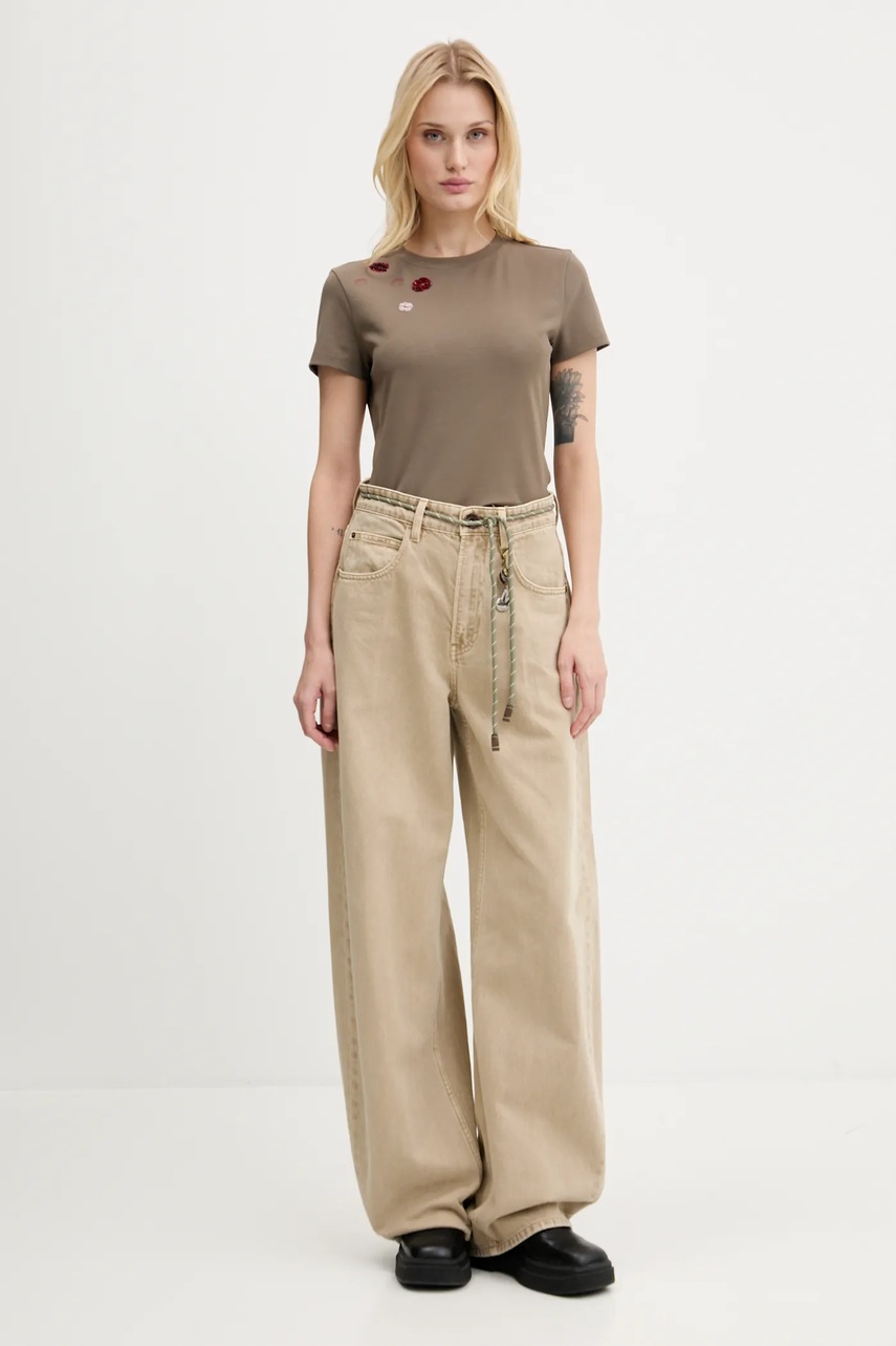 Футболка Miss Sixty цвет коричневый 6S2SJ06900