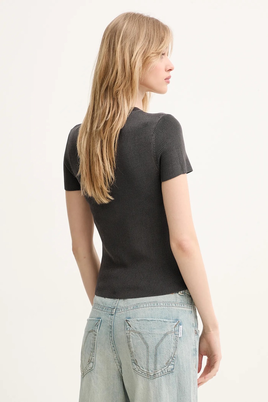 Tričko s příměsí hedvábí Miss Sixty (obrázek 3)