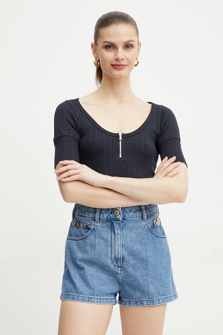 Patou tricou femei, culoarea albastru marin, JE1489971 Patou tricou femei, culoarea albastru marin, JE1489971