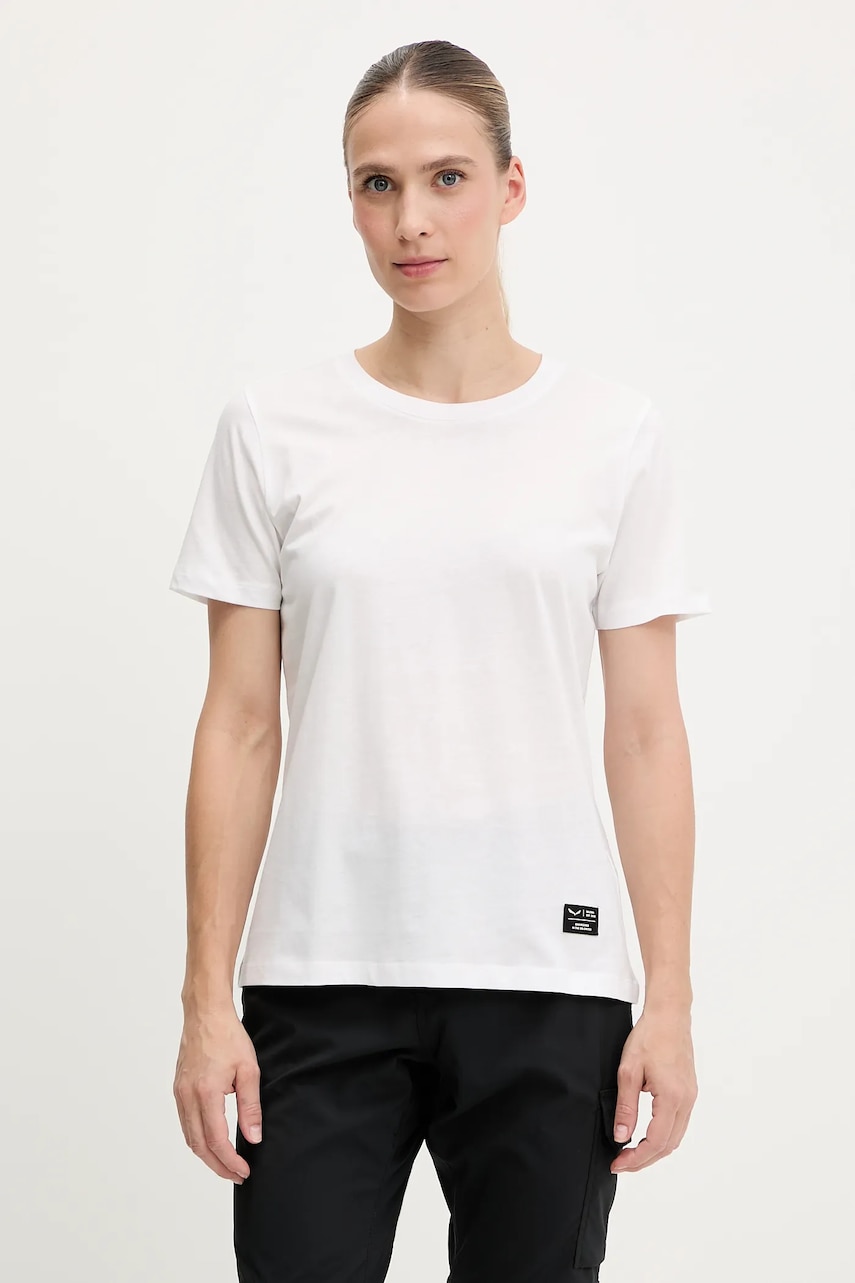 Salewa tricou sport Eagle culoarea alb, 00.0000029154