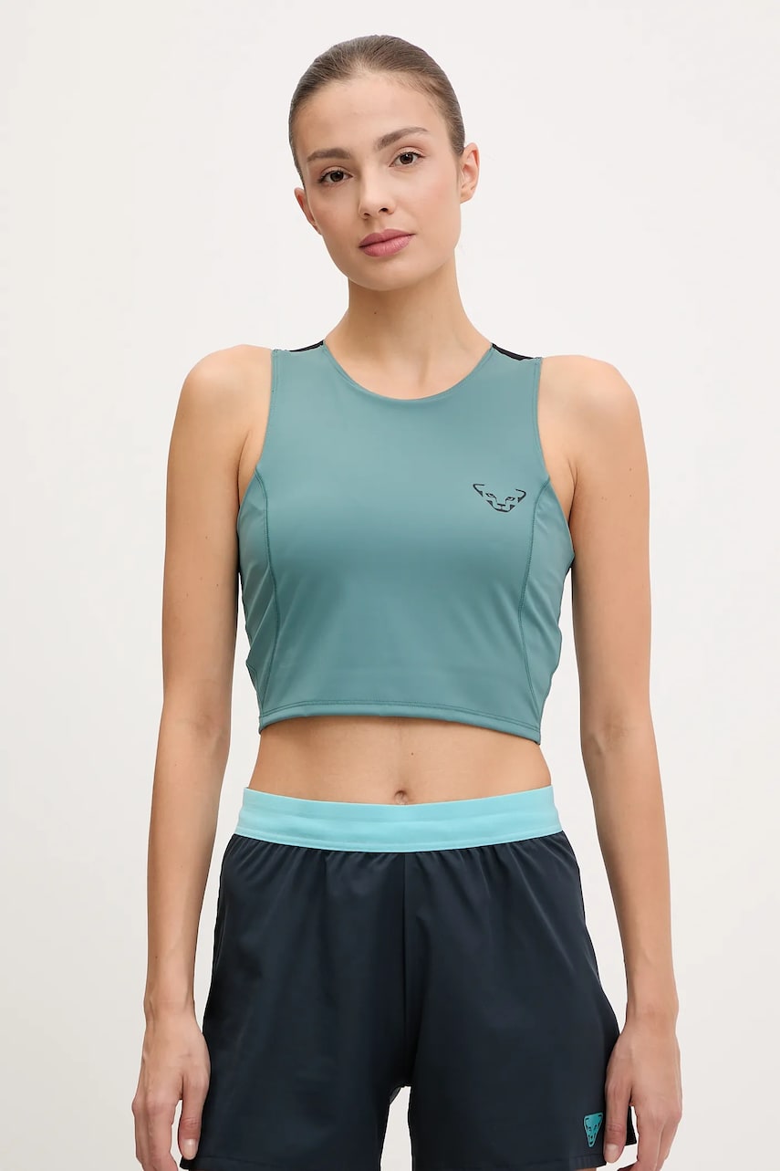 Dynafit top sport Trail culoarea verde, 08.0000071903
