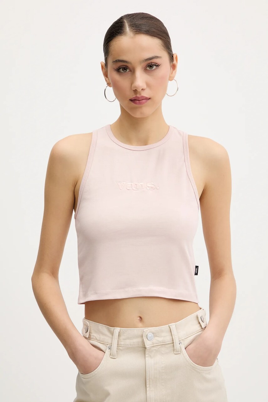 Vans top culoarea roz, VN000NUYO3N1