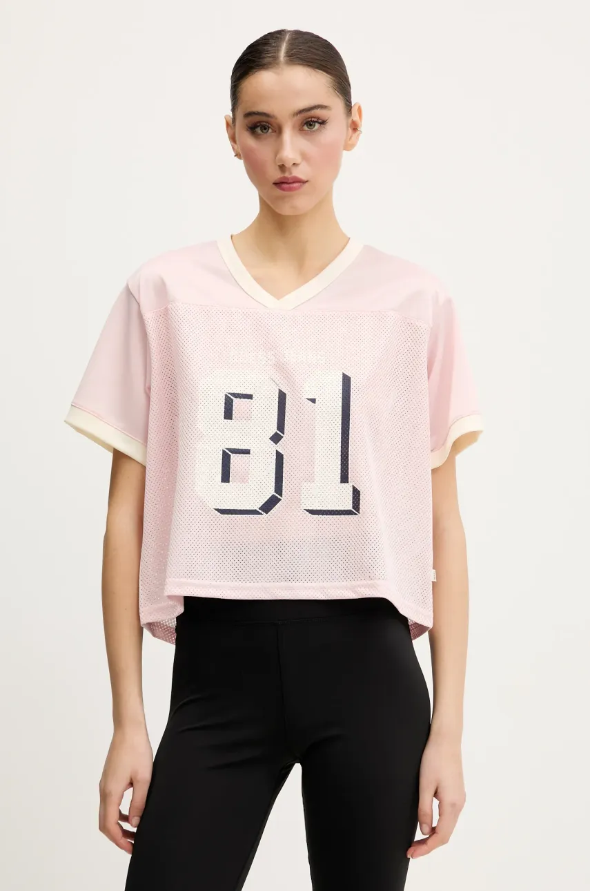 Levně Tričko Guess Jeans růžová barva, W5GI59 KCTE2
