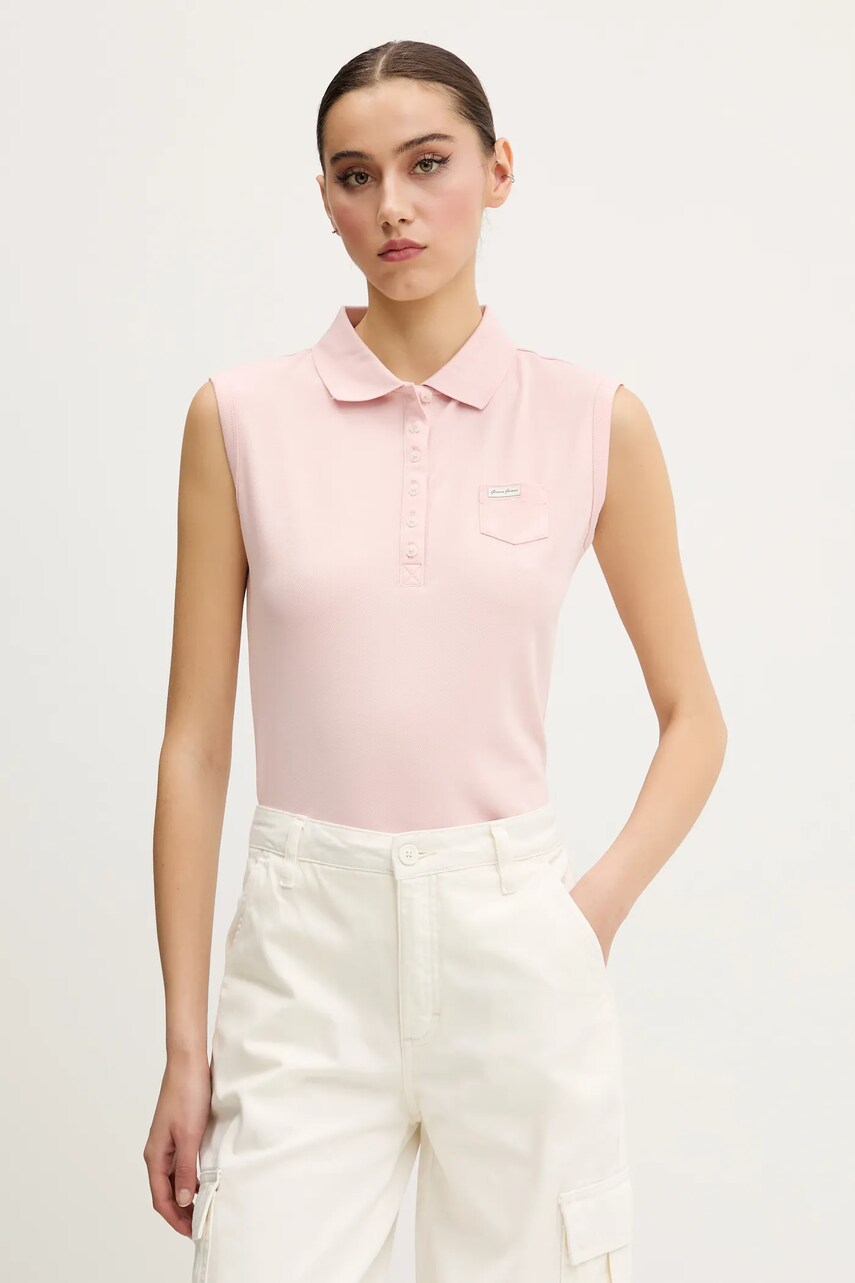 Levně Top Guess Jeans růžová barva, W5GP24 KCYR1