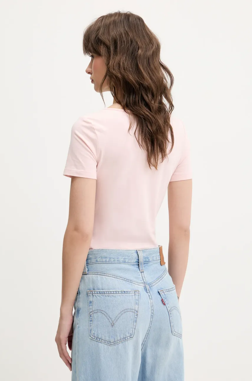 Футболка Guess Jeans женская цвет розовый W5GP25 J1314 Футболка Guess Jeans женская цвет розовый W5GP25 J1314