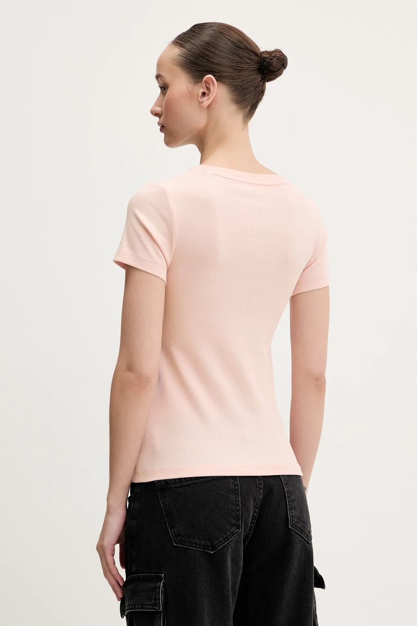 Футболка Guess Jeans женская цвет розовый W5GP62 KA0H1 Футболка Guess Jeans женская цвет розовый W5GP62 KA0H1