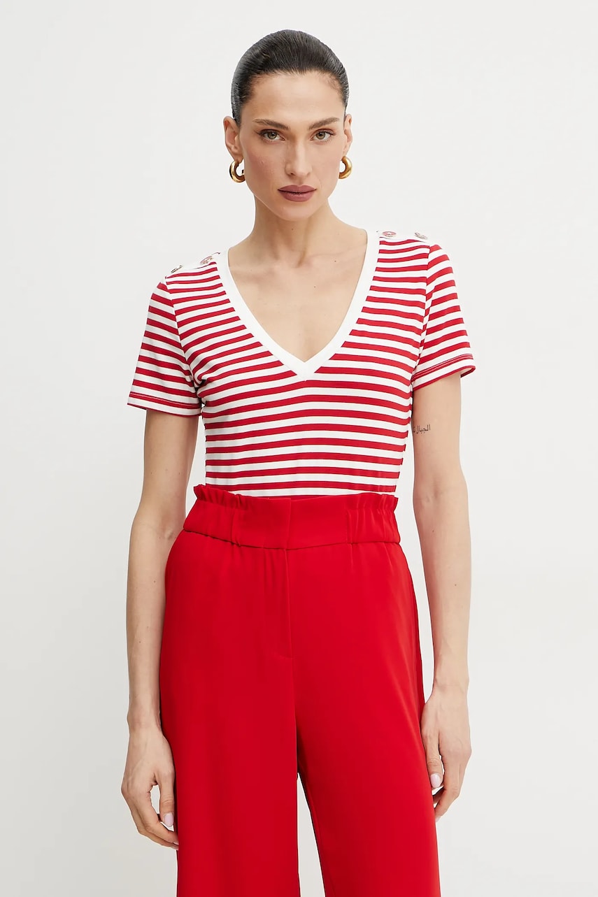 Morgan tricou DINA femei, culoarea rosu, DINA Morgan tricou DINA femei, culoarea rosu, DINA