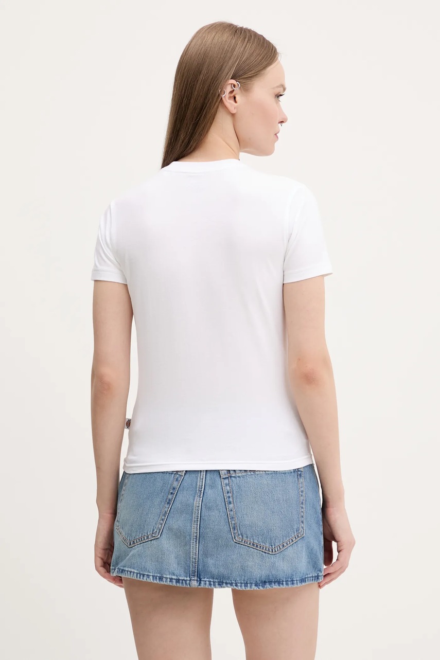 Μπλουζάκι Dickies χρώμα: άσπρο, DK0A4ZAO0WH1 φωτογραφία