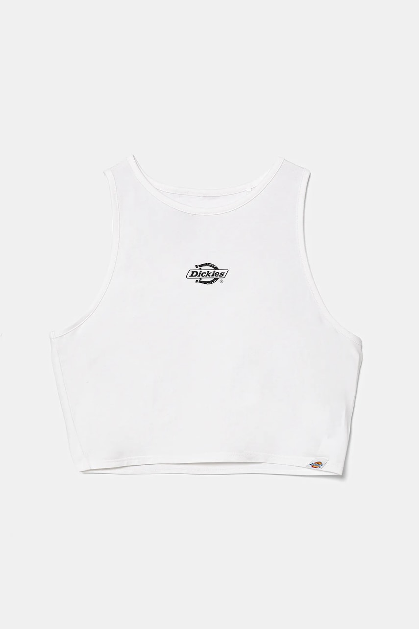 Dickies top culoarea alb, DK0A4Y8DWHX1